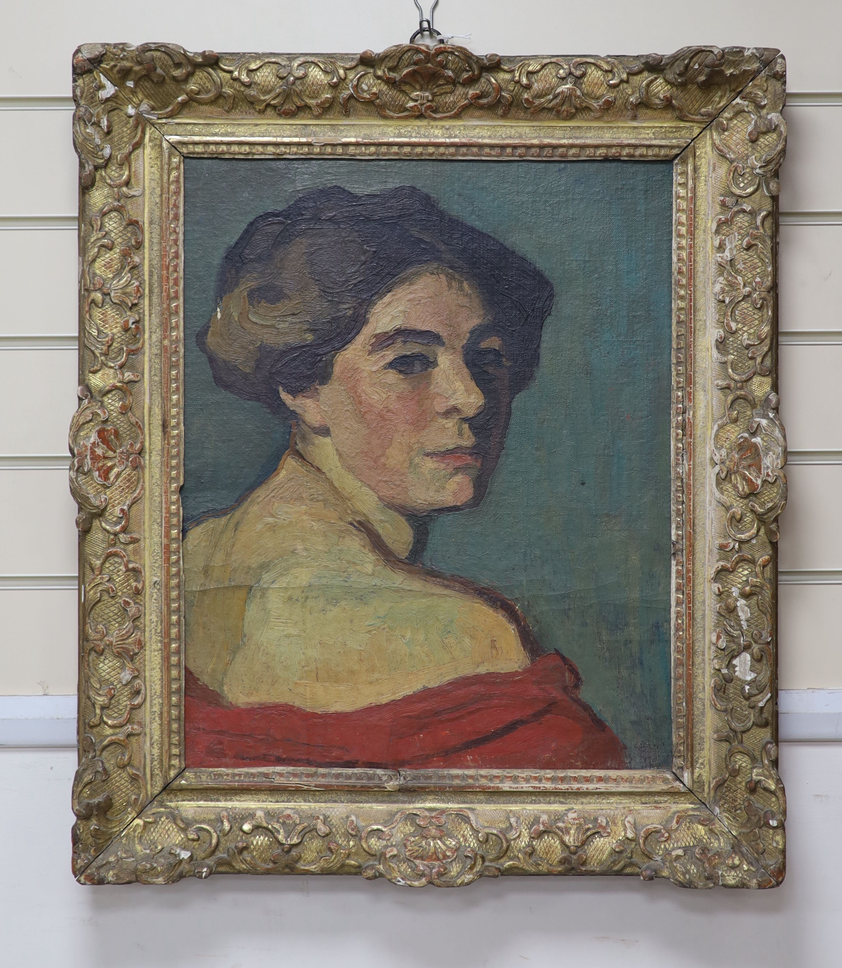 Bernheim-Jeune Gallery, oil on canvas, portrait of a lady